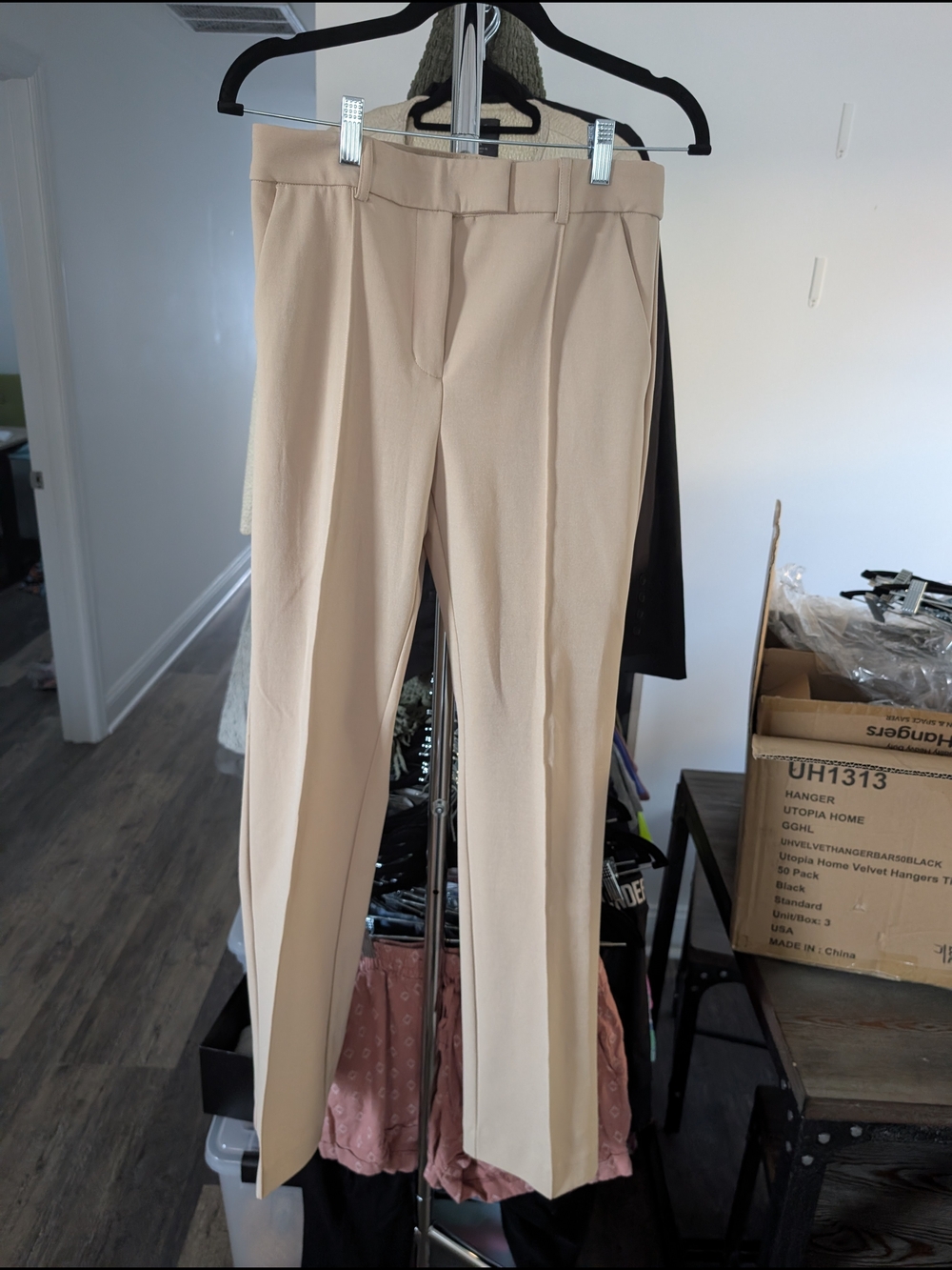 Express Women's Cream Dress Pants